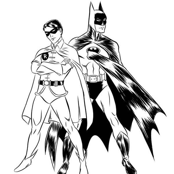 600x600 Batman And Robin Coloring Pages Coloring Pages Coloring Pages