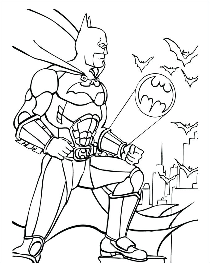680x850 My Family Fun Batman Coloring Pages Print And Color Your Superhero