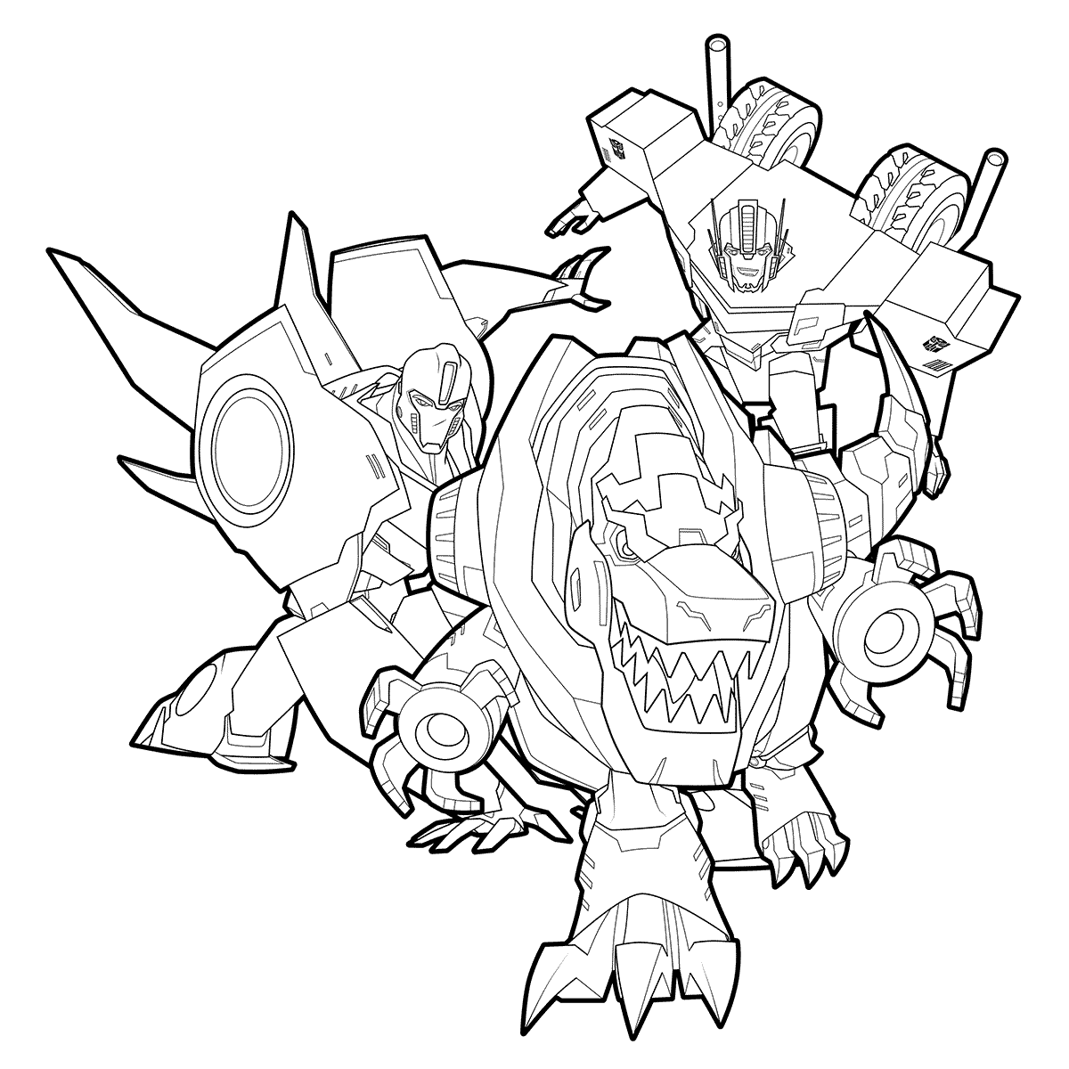 1200x1200 Transformers Robots In Disguise Coloring Pages