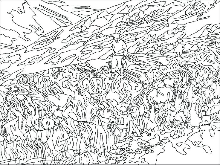 736x552 Geology Coloring Book