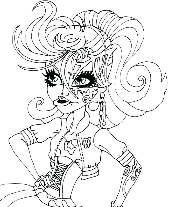 700x856 Rock N Roll Coloring Pages Monster High Coloring Pages Rock