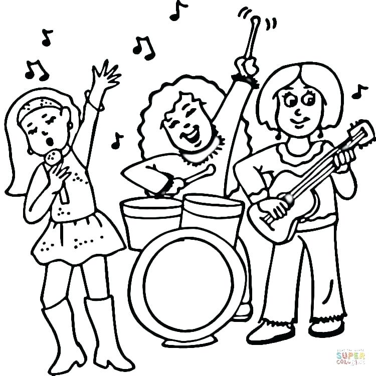 750x751 Rock N Roll Coloring Pages Rock And Roll Coloring Pages Cool Stuff