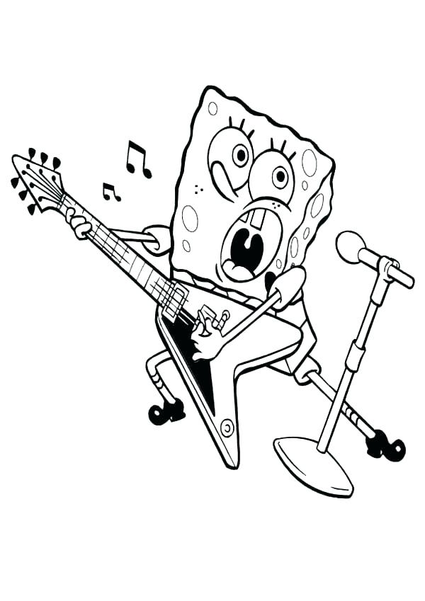 Rock Star Coloring Pages at GetDrawings | Free download