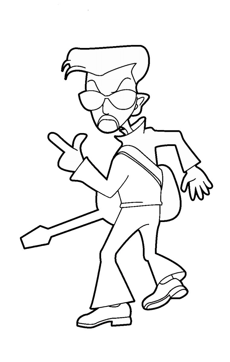 762x1200 Huge Gift Rock Star Coloring Pages