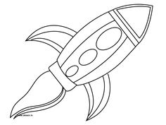 236x177 Rocket Coloring Page For Preschool Days Of Healthy Family