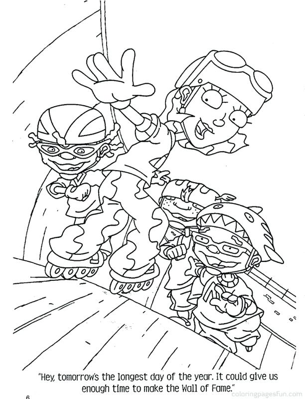 612x800 Rocket Power Coloring Pages Coloring Page Rocket Power Cartoons