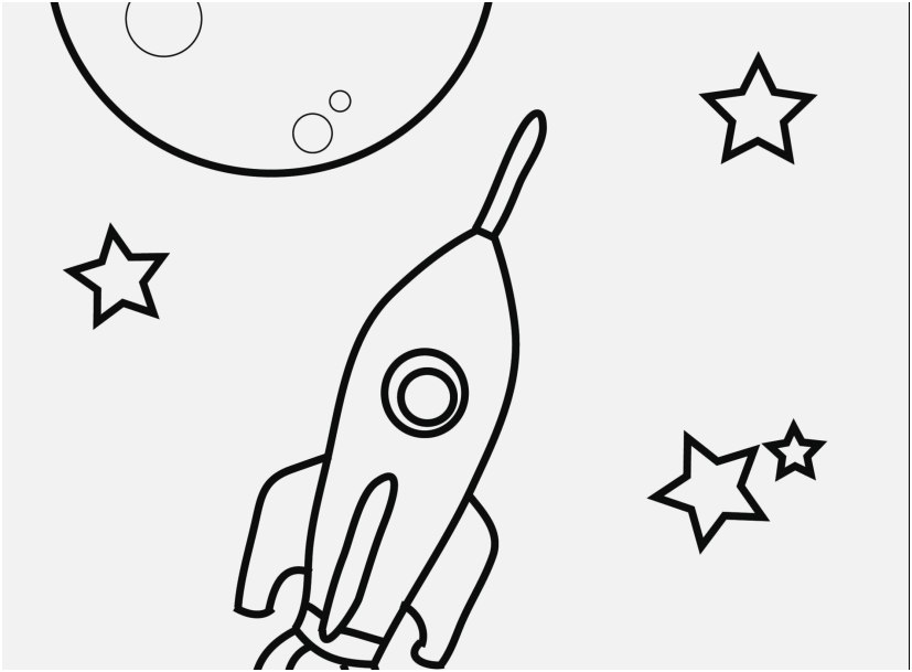 827x609 Rocket Ship Coloring Pages Stock Brilliant Space Rocket Ship