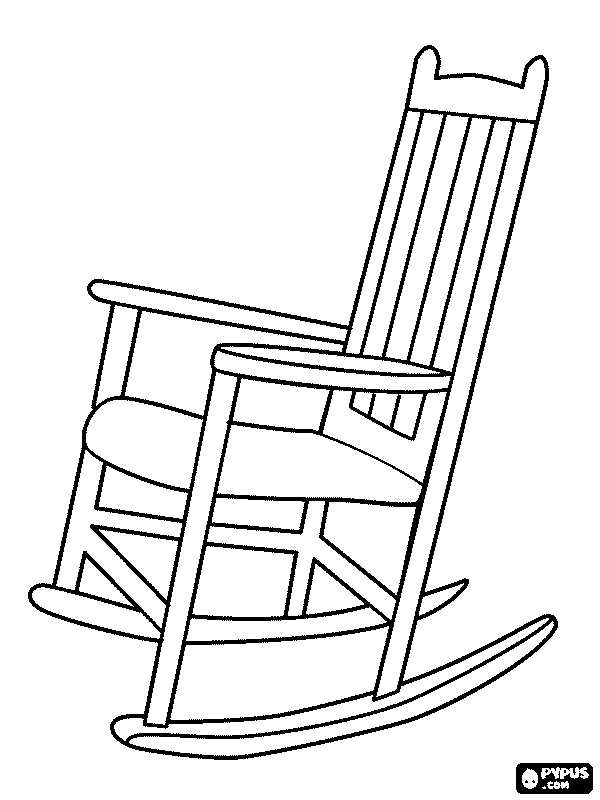 600x800 Chair Coloring Page