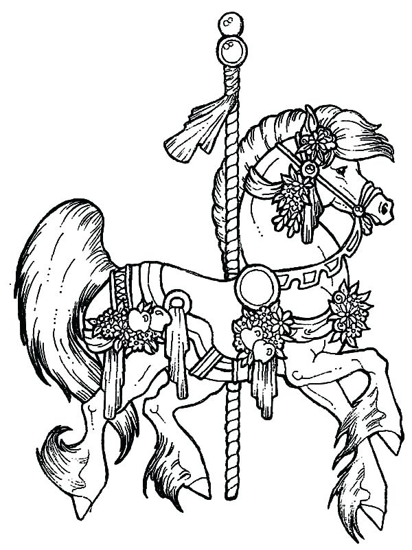 600x801 Horse Coloring Pages To Print Color Pages Of Horses Horses