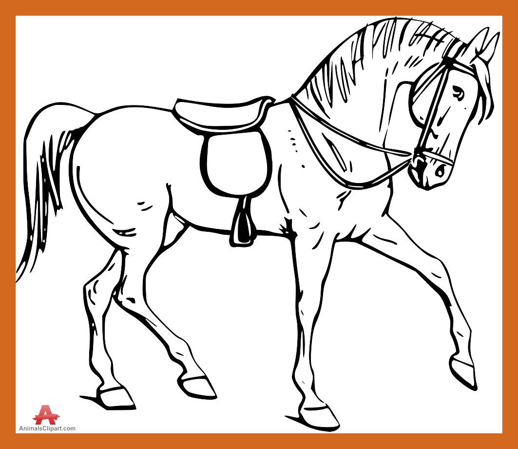 1063x920 Horse Coloring Pic