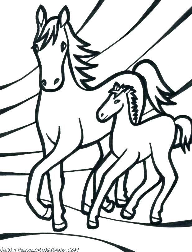 618x810 Rocking Horse Coloring Pages Technolife Site