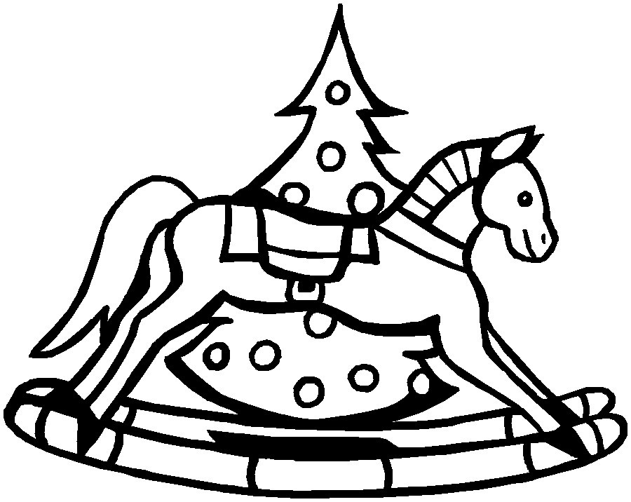 900x716 Christmas Horse Coloring Pages Coloring Pages