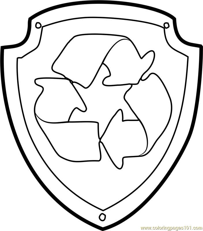 703x800 Rocky Badge Coloring Page