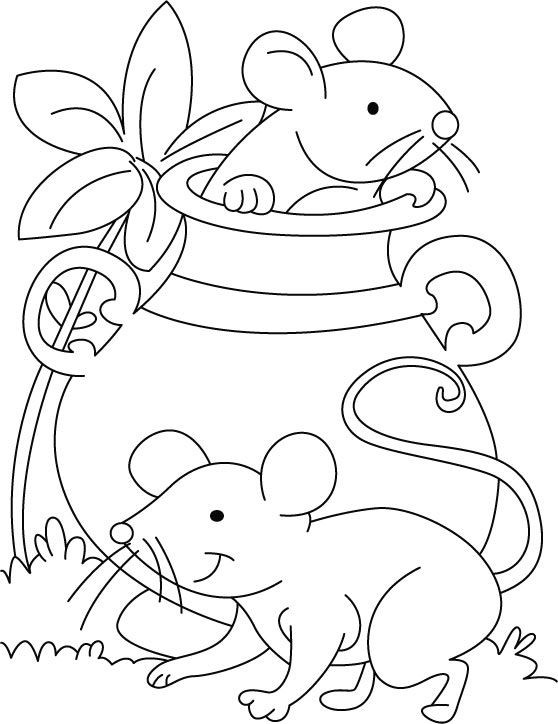 558x724 Coloring Pages With Mice Mouse Colouring In Google Search Maisy