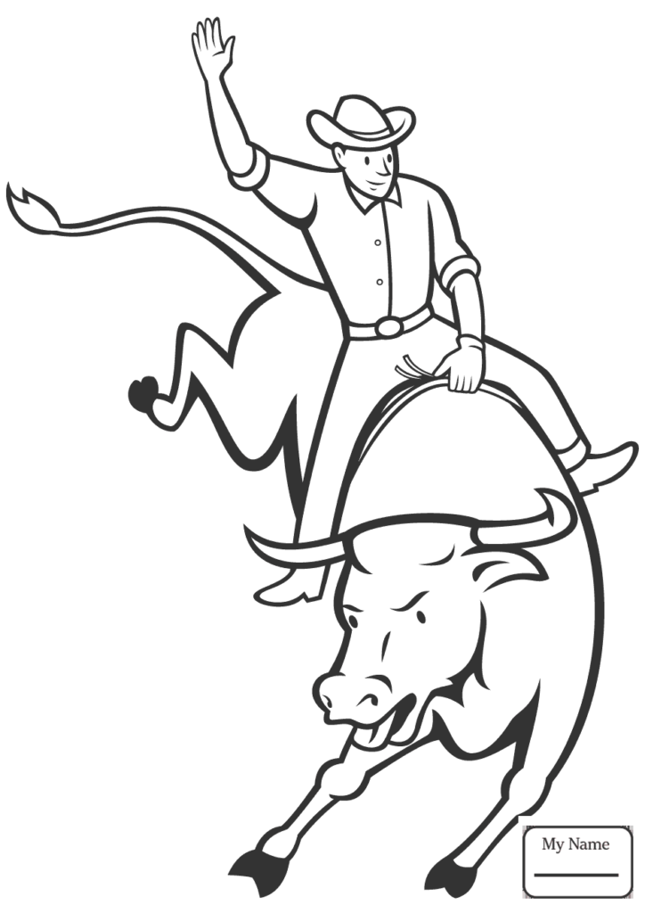 724x1024 Rodeo Coloring Pages