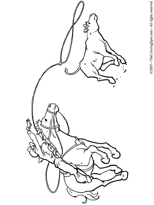 540x720 Rodeo Coloring Pages