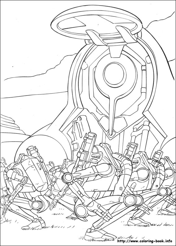 567x794 Star Wars Coloring Picture