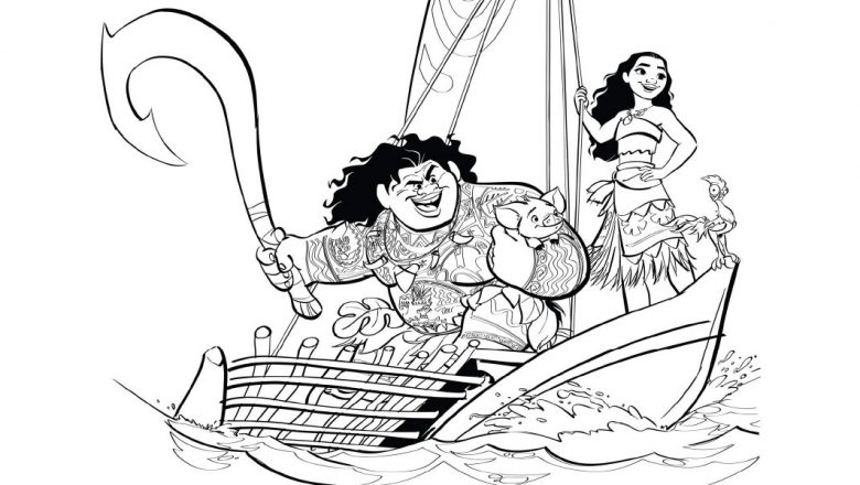 780x440 You'll Love These Printable Moana Coloring Pages