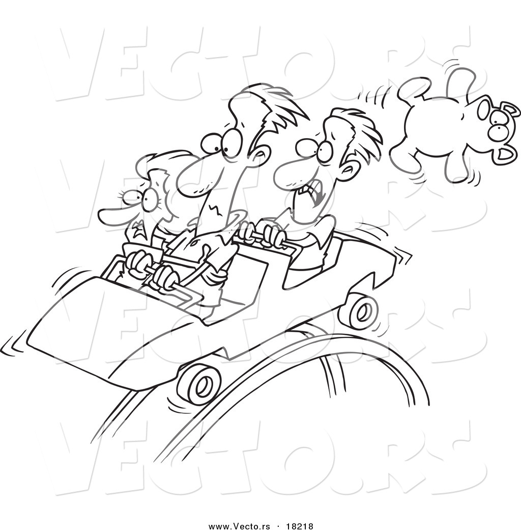 1024x1044 Vector Of A Cartoon Black And White Outline Design Of Scared