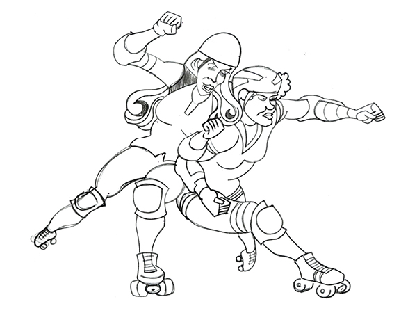 600x450 Roller Derby Babes Starlite Creative