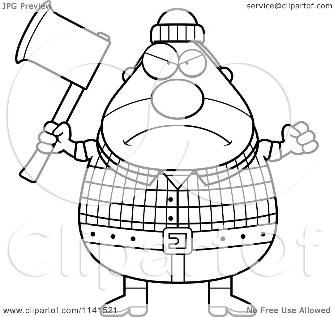 1080x1024 Portfolio Lumberjack Coloring Pages