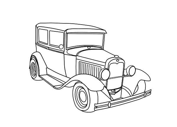 600x429 Expensive Antique Car Coloring Pages Best Place To Color