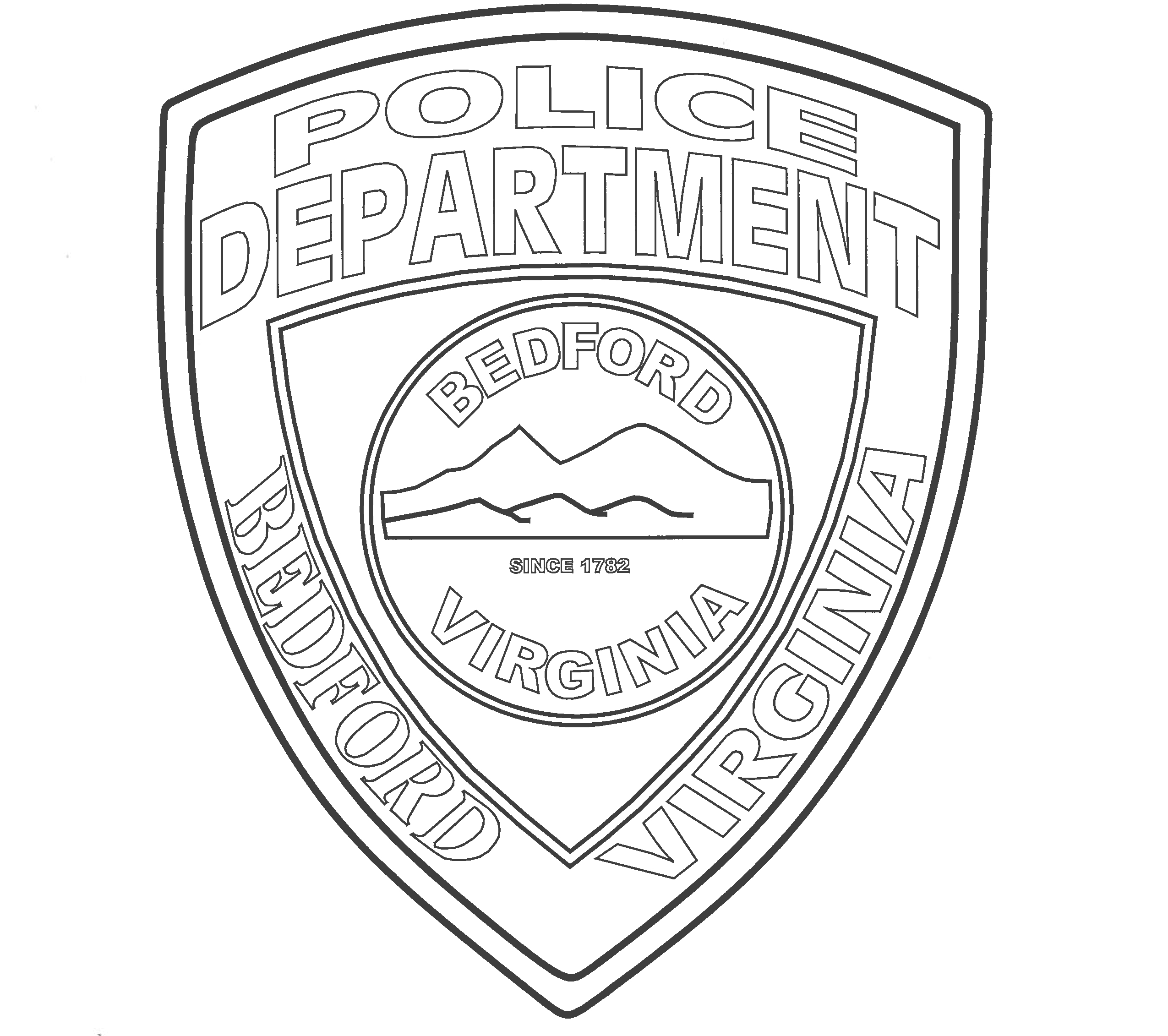 2550x2262 Police Officer Coloring Page