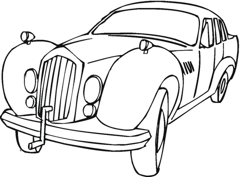 480x354 Rolls Royce Coloring Page