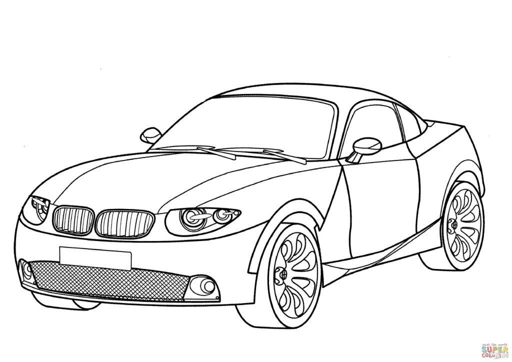 1024x724 Bmw X Car Coupe Coloring Page