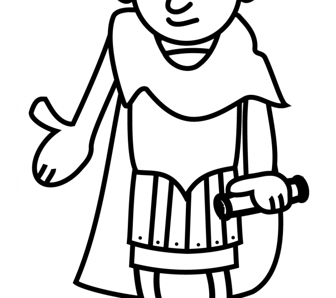 678x600 Ancient Rome Coloring Pages