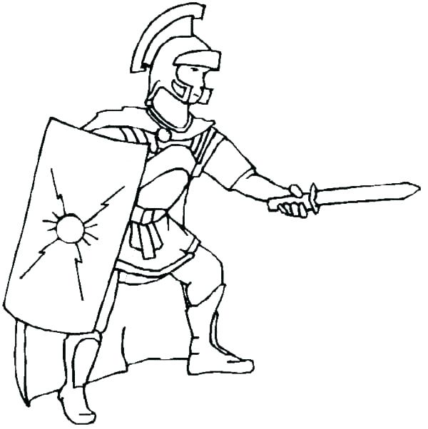 600x602 Rome Coloring Pages Roman Soldier Coloring Page Roman Empire
