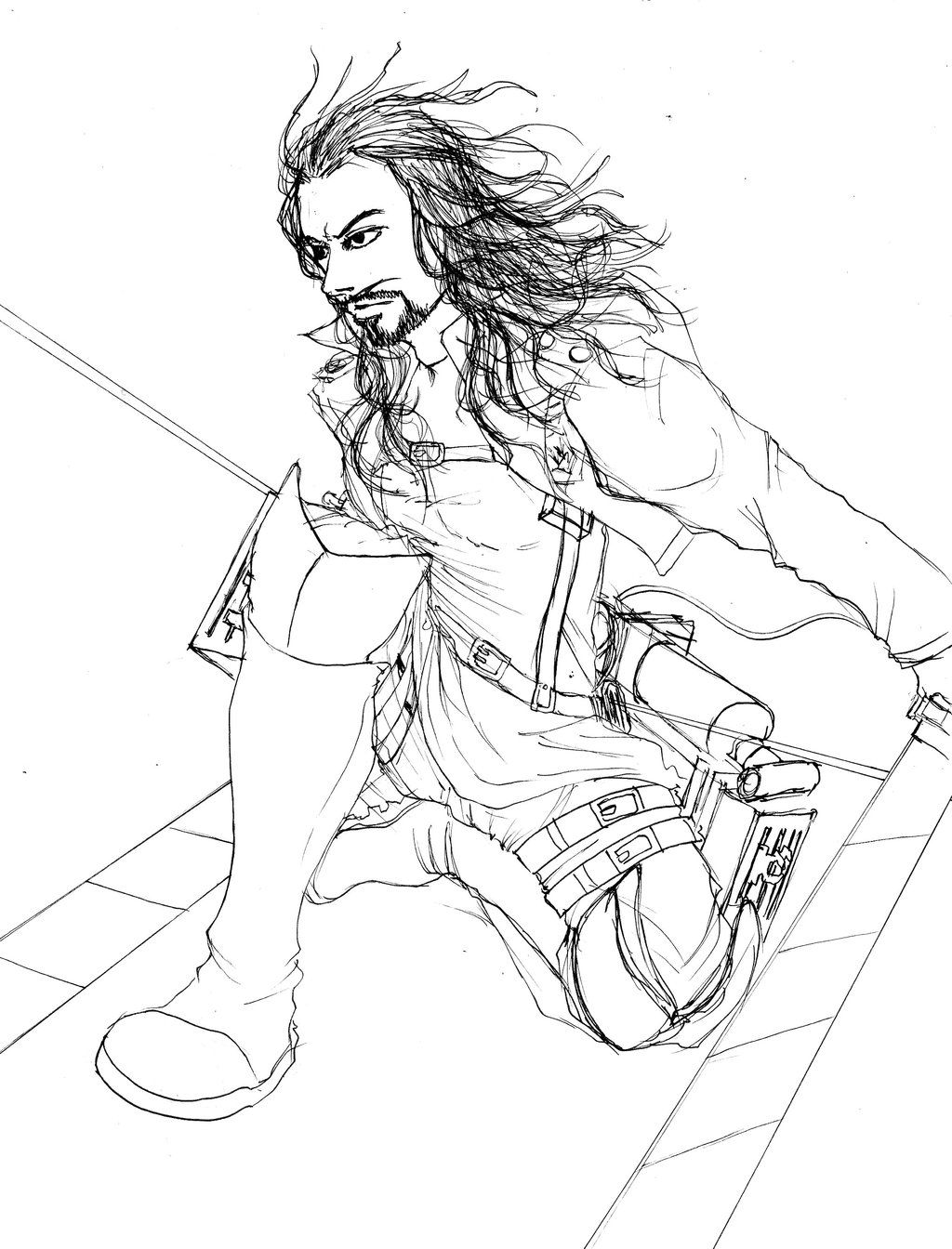 1024x1344 Roman Reigns Coloring Pages