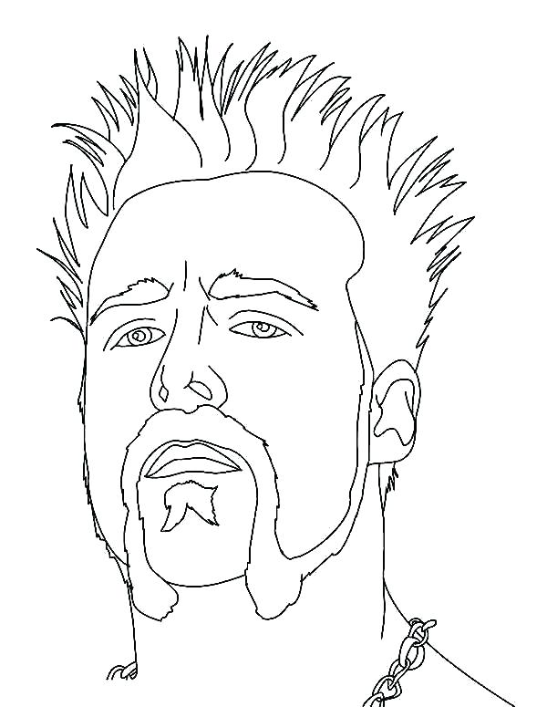 600x775 Roman Reigns Coloring Sheets Coloring Page Coloring Book Packed