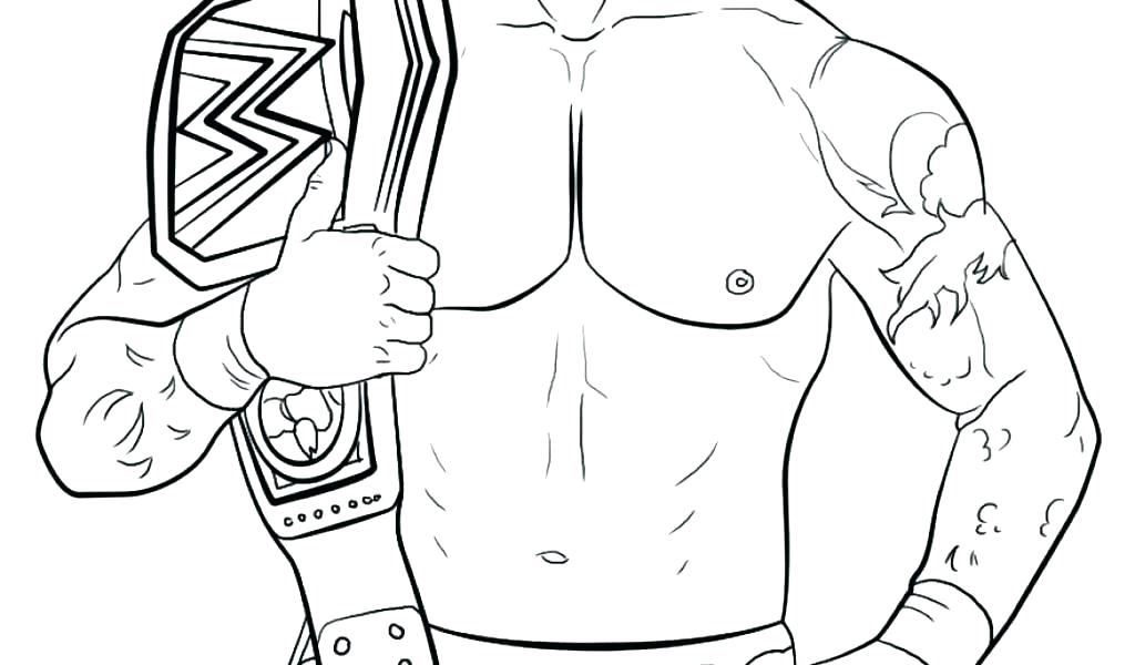 1024x600 Roman Reigns Coloring Sheets Coloring Roman Reigns Coloring Pages