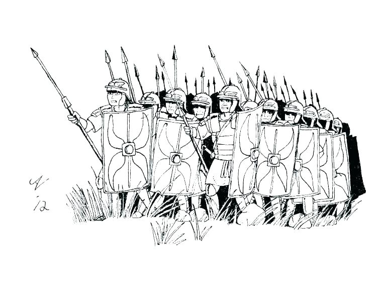 770x601 Soldier Coloring Pages