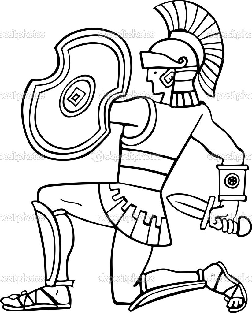 824x1023 Fresh Roman Soldier Coloring Page Images Of Template Bosnablog