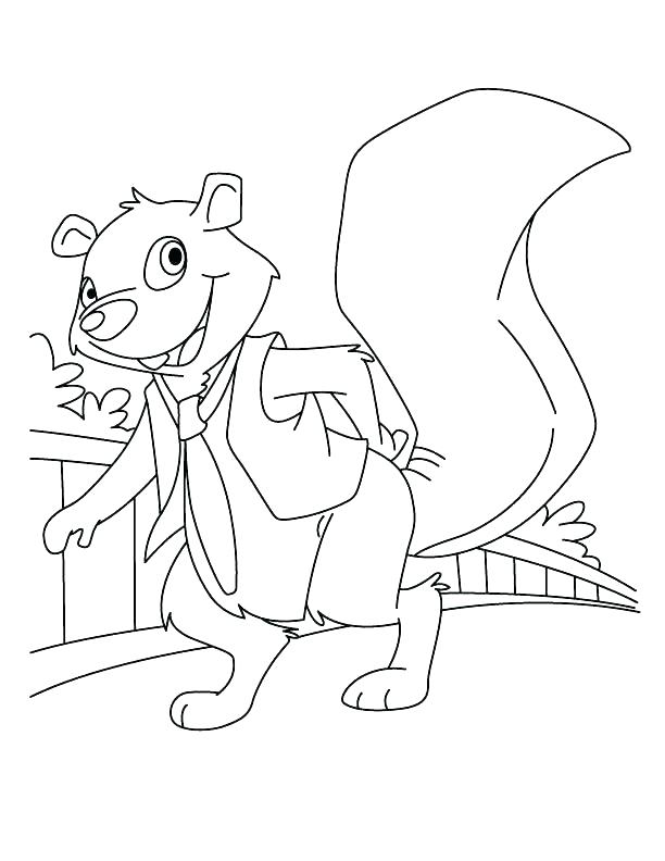 612x792 Squirrel Coloring Pages