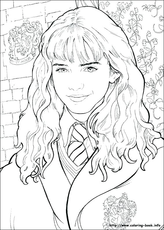567x794 Hermione Coloring Pages Coloring Pages Harry Potter