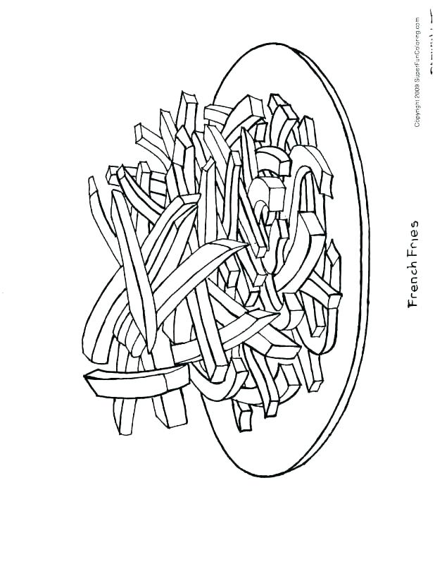 618x800 Mcdonalds Coloring Pages Coloring Pages French Fries Coloring Page