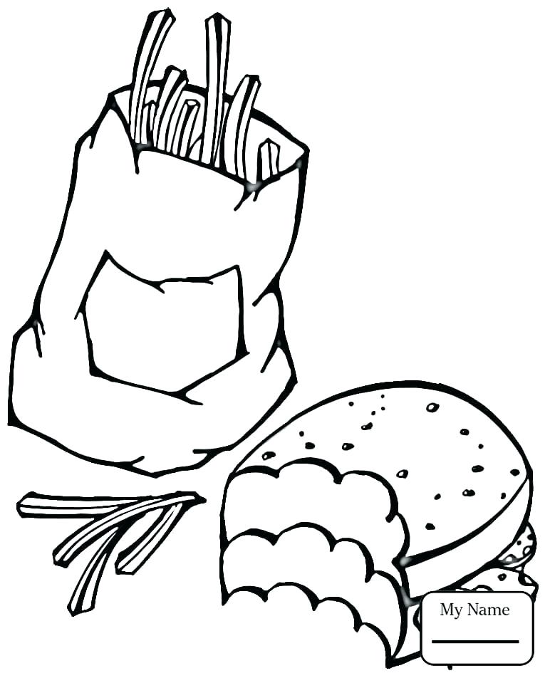 765x952 Mcdonalds Coloring Pages French Fries Coloring Page French Fries