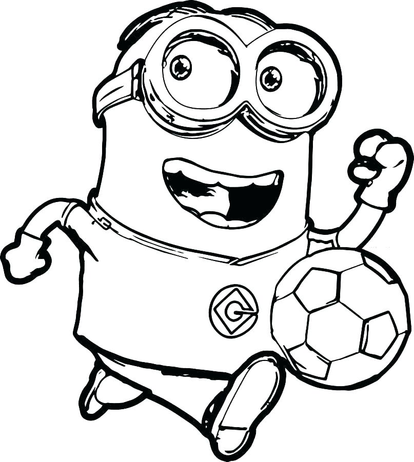 807x901 Soccer Coloring Page Soccer Coloring Page Pictures Pages Minion