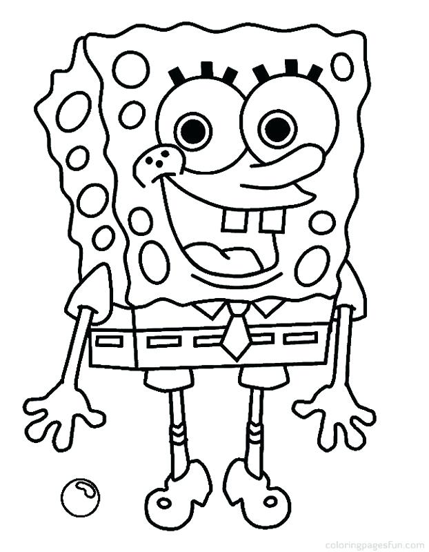 622x800 Coloring Page Baby Spongebob Squarepants Coloring Pages Coloring