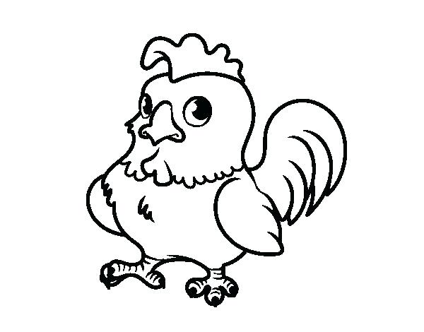 600x470 Rooster Coloring Page Rooster Craft Coloring Pages Printable