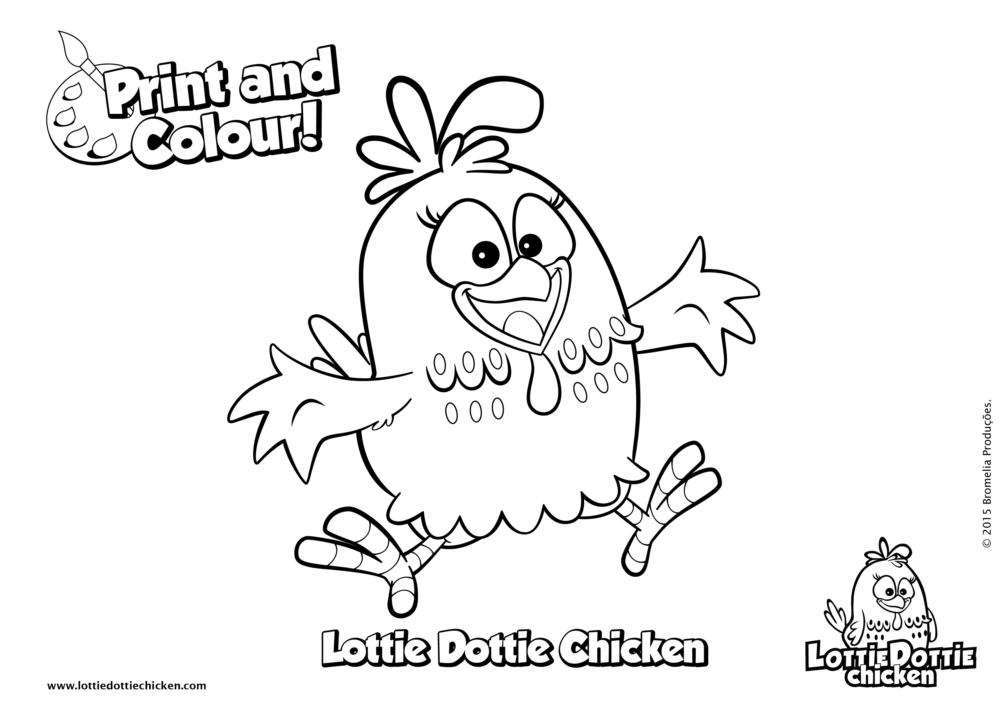 3508x2480 Rooster Coloring Page Chicken