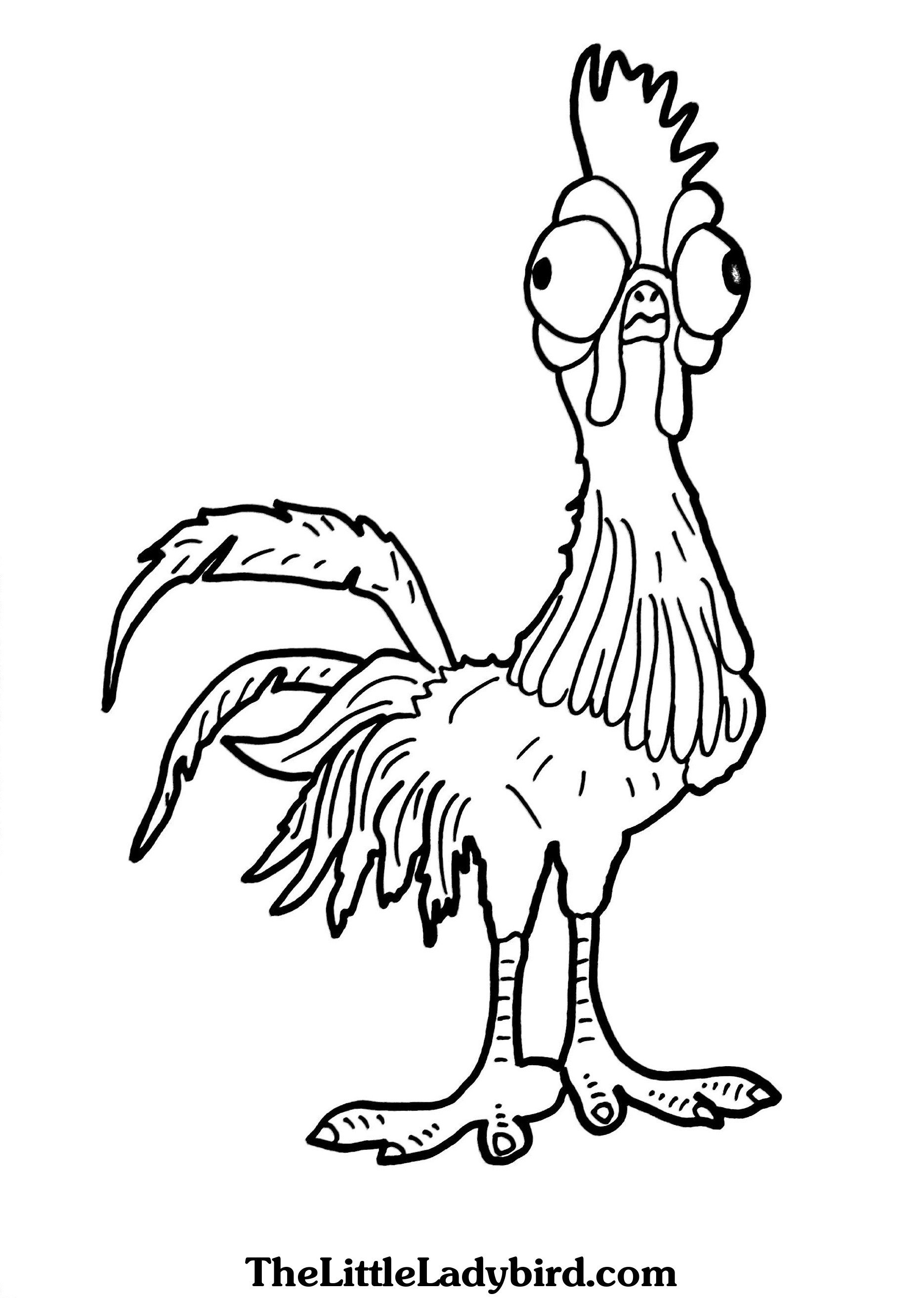 1870x2626 Rooster Coloring Page With Farm Animal Pages Kids