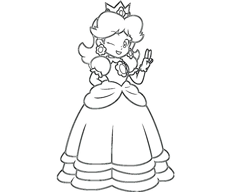 800x667 Rosalina Coloring Pages Princess Peach Coloring Page Rosalina