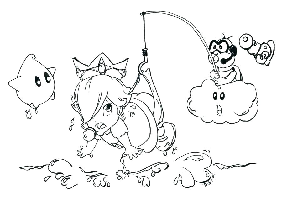 900x653 Baby Rosalina Coloring Pages Vanda