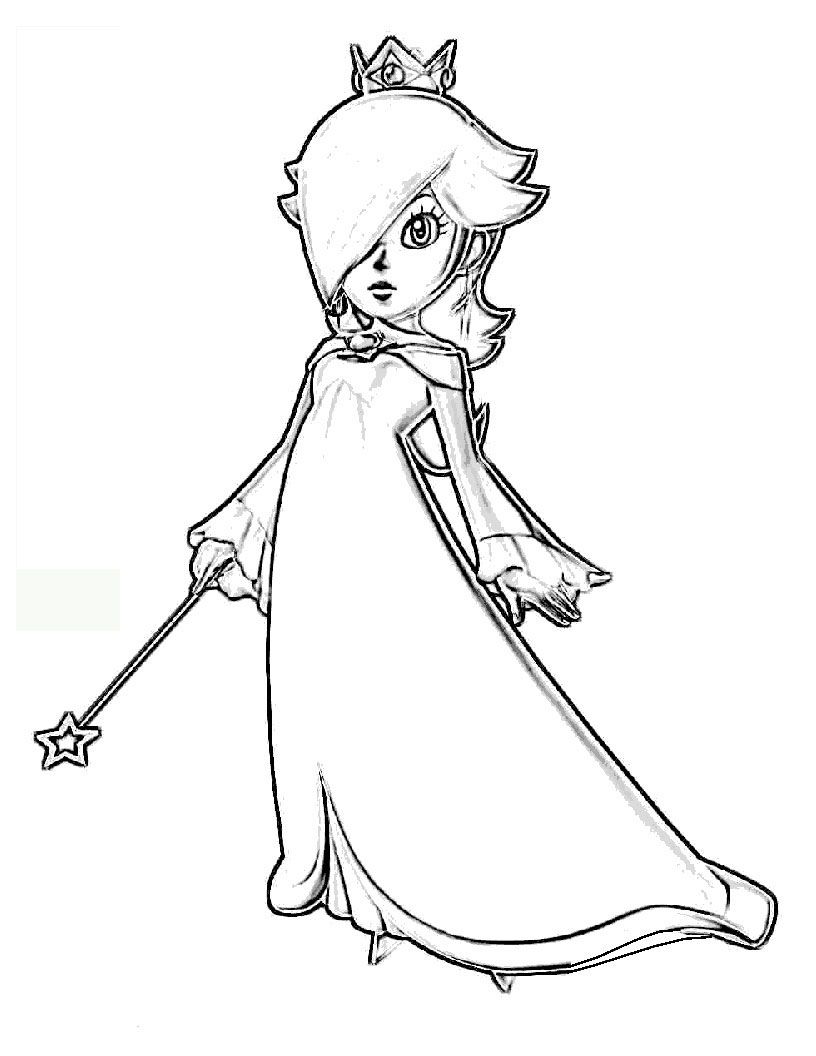 816x1056 Rosalina Coloring Pages