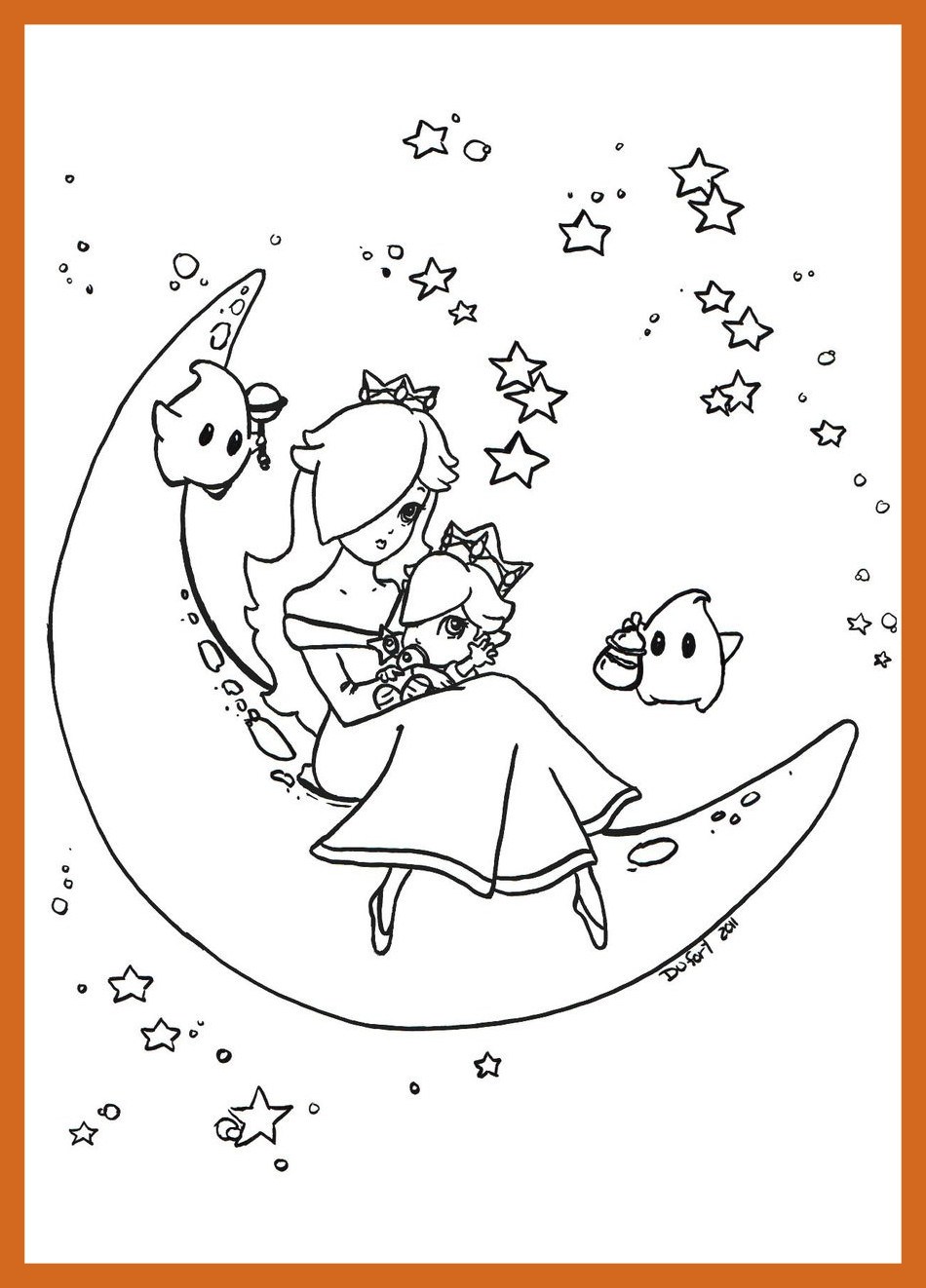 950x1322 Mario Kart Coloring Pages Rosalina