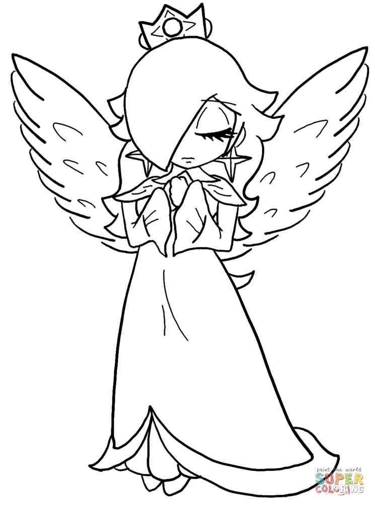 745x1005 Baby Rosalina Coloring Pages Images
